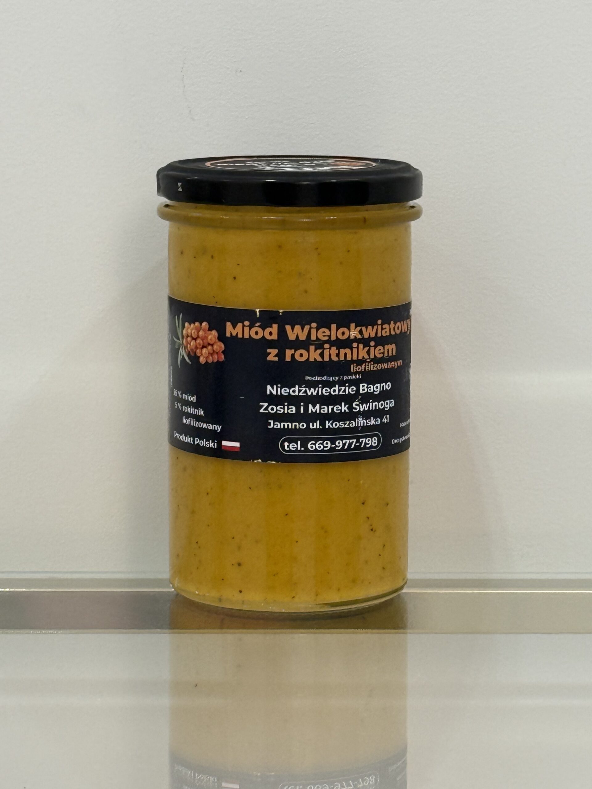 Miód kremowany z rokitnikiem